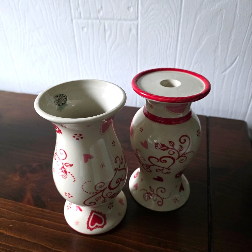 Temp-Tations Romance Vase/Candle Holder - Set of 2